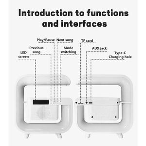 Cargador inalámbrico multifunción con Bluetooth